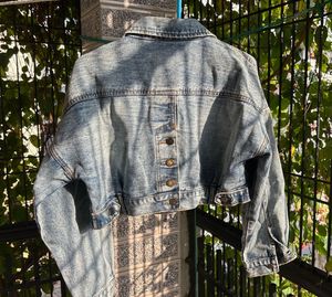 Cropped Denim Jacket