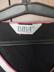 Women Biba Black Kurti