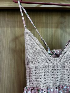 Floral Crochet Summer jumpsuit