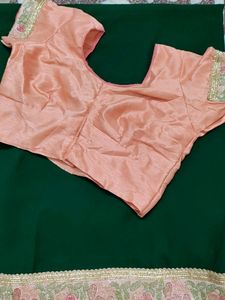 New Partywear Heavy Border Saree