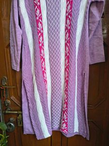Lavender Knit Kurta