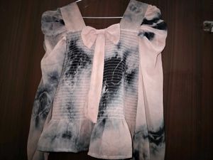 Tie-Dye Bow Top
