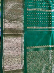 Emerald Green Silk Saree