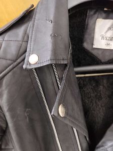 Black Leather Biker Jacket