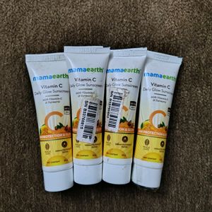 Mamaearth Daily Glow Sunscreen Pack Of 4