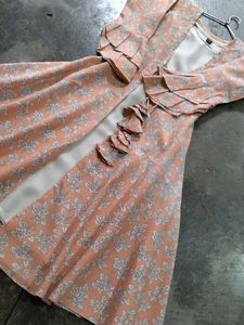 Floral Print Duster Jacket
