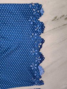 Navy Blue Polka Dot Leggings