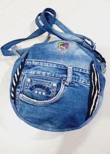Denim Upcycled Sling Bag