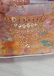 Beautiful Elegant Rajasthani Choker Set With Earrings 👌👌