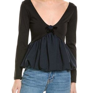 Voluminous Floral Top