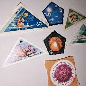 Rare set of Special shaped Stamps