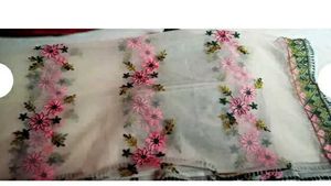 Floral Embroidered Dupatta
