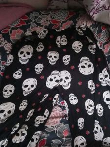 Skull Print Pants