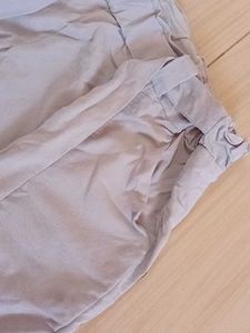 Paper Bag Waist Short Skirt