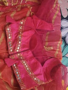 Lehnga Style Skirt With Gota Patti Detailing