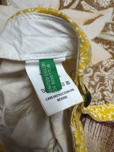 Yellow Floral Cap