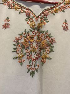 Floral Embroidered Suit Set