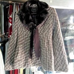 Valencia Fur Collar Coat