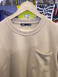 ZARA UNISEX SOLID OVERSIZE PREMIUM TEE 🔥🔥