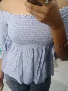 Cute Off-Shoulder Top