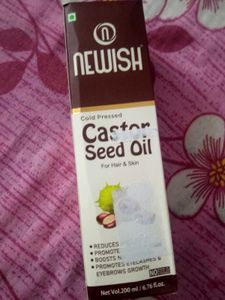 Newish Cold Pressed Castor Seed Oil