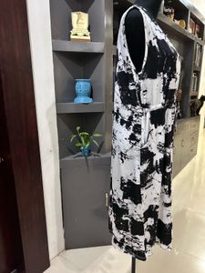 Summer Dress Black And White