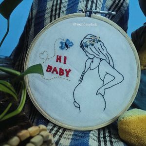 Baby Shower Hoop Frame