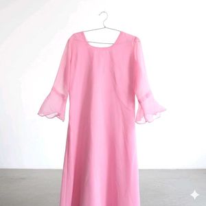Pink Midi Dress