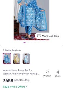 Brand New 3 Piece Kurta Set💙