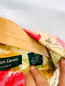 🎁Buy1 Get1 Free Tropical Print Denim Jacket C