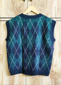 Argyle Sweater Vest size-38-40