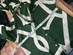 Patterned Green Dress