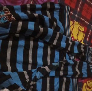 Striped Winter Hude Jacket