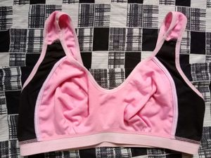 Pink &amp; Black Sport Bra 32 Size
