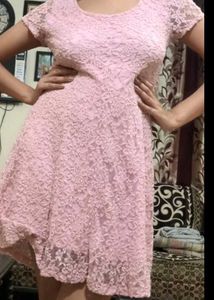 Pink Lace Dress