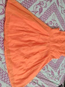 Orange 🧡 Colour Gown