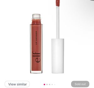 elf lip lacquer in the shade moody