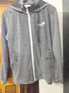 Checkered Zip-Up Hoodie