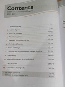 ISC CHAPTERWISE SOLVED PAPERS OF COMPUTER SCIENCE