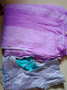 Elegant Purple Saree