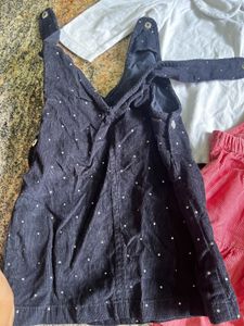 Combo Of Three Stylish Hopscotch Dungarees