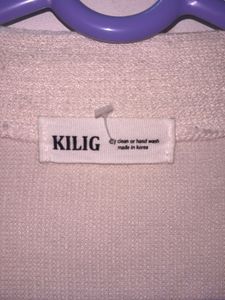 Cream Button-Up Cardigan