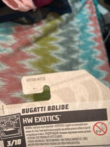 HOT WHEELS BUGATTI BOLIDE RED - EXOTICS RARE