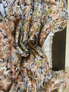 Floral Puff Sleeve Crop Top | Ruched &amp; Smocked