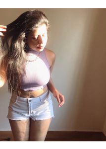 Purple Crop Top