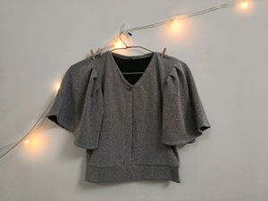 Party wear SILVER Top