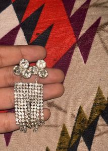 Sparkling Rhinestone Drop Earrings