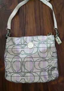 Coach Plaid Crossbody Bag