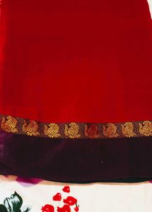 Elegant Red Saree