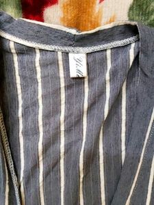 Striped Duster Cardigan